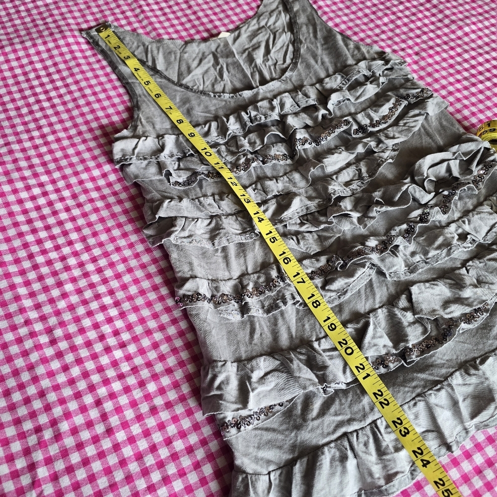J. Crew Ruffled Tank Top Sz S - Picture 4 of 5